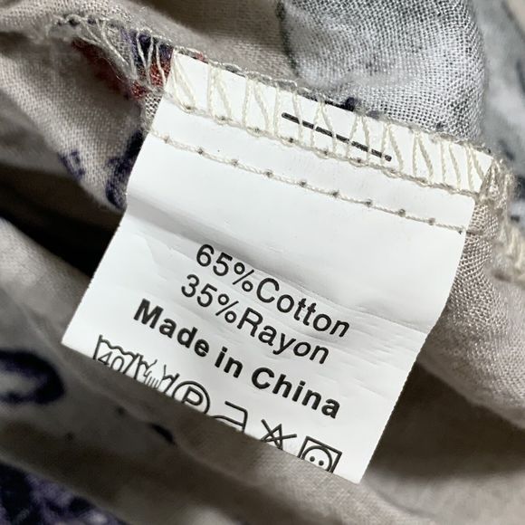 Zanzea Collection Floral Quarter Button Tunic Blouse Size XL Women’s - Picture 10 of 10